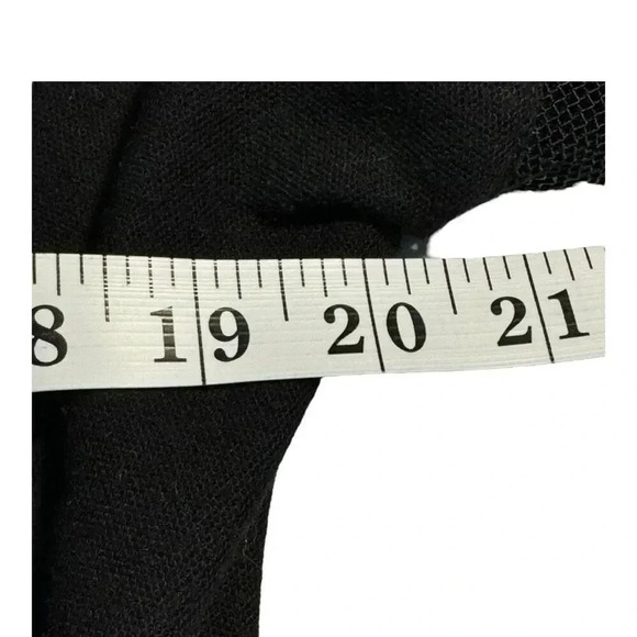 Jones New York Women's Black Mesh Detail Metal Ring Top Size Small - Picture 5 of 7